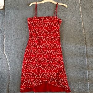Bandana print dress